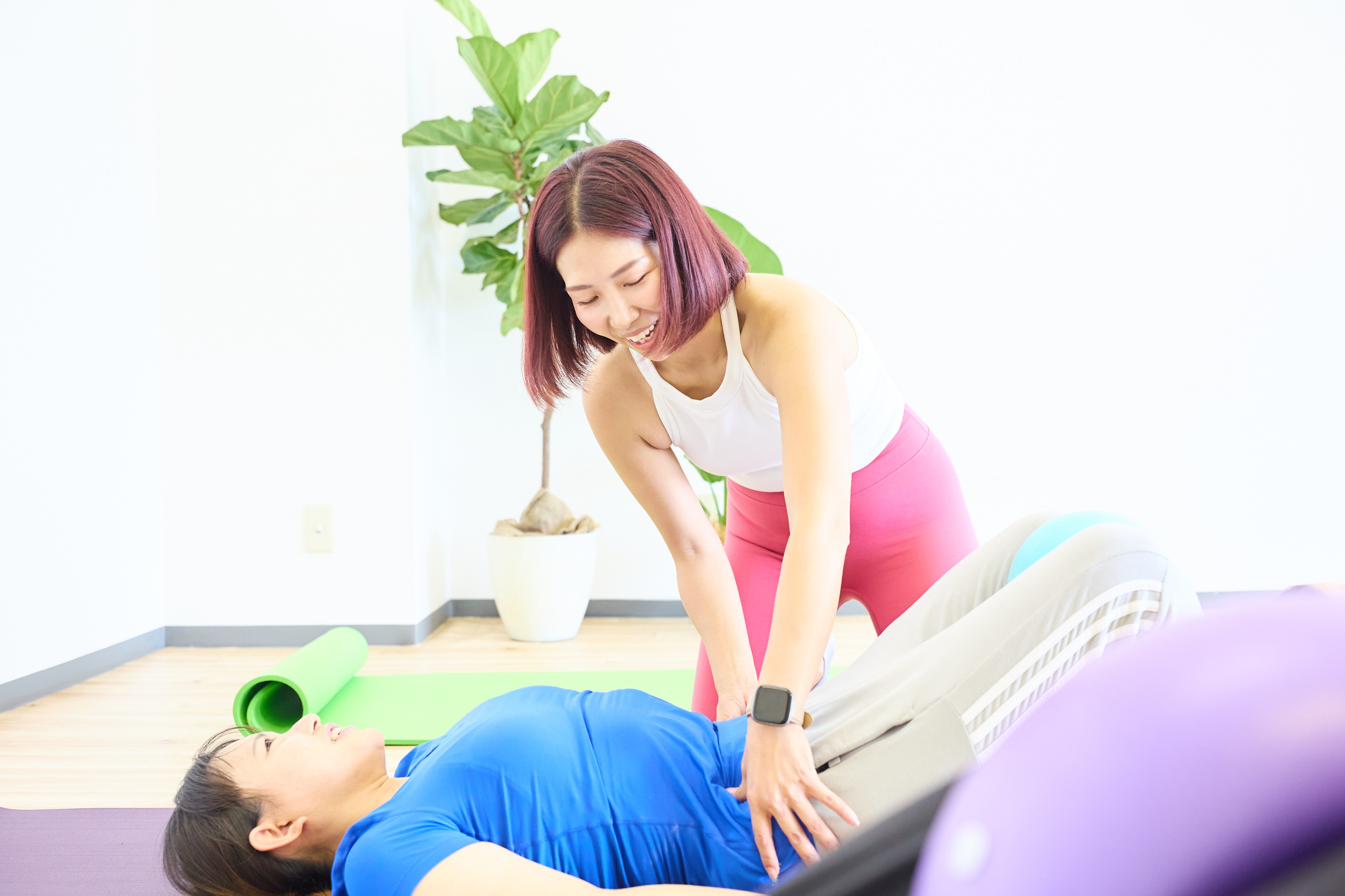 呼吸から整えるレッスンのイメージ