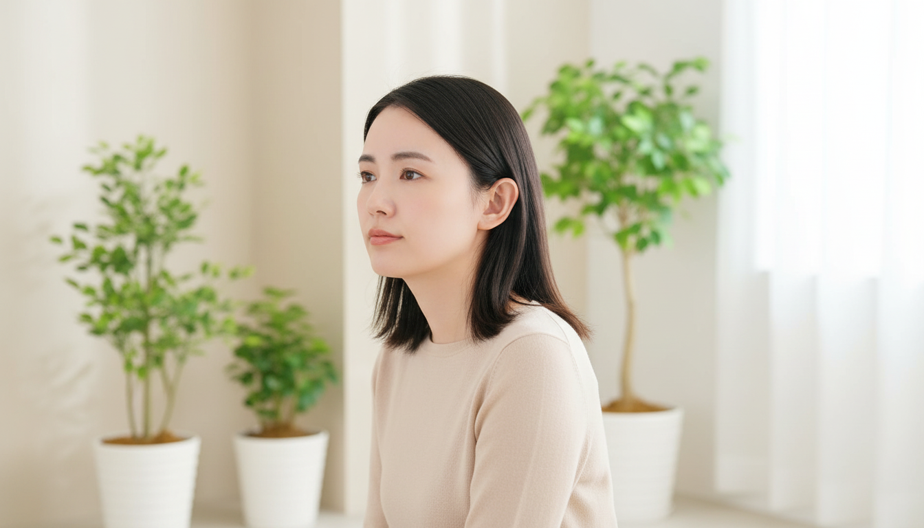 姿勢の崩れや運動不足に悩むイメージ