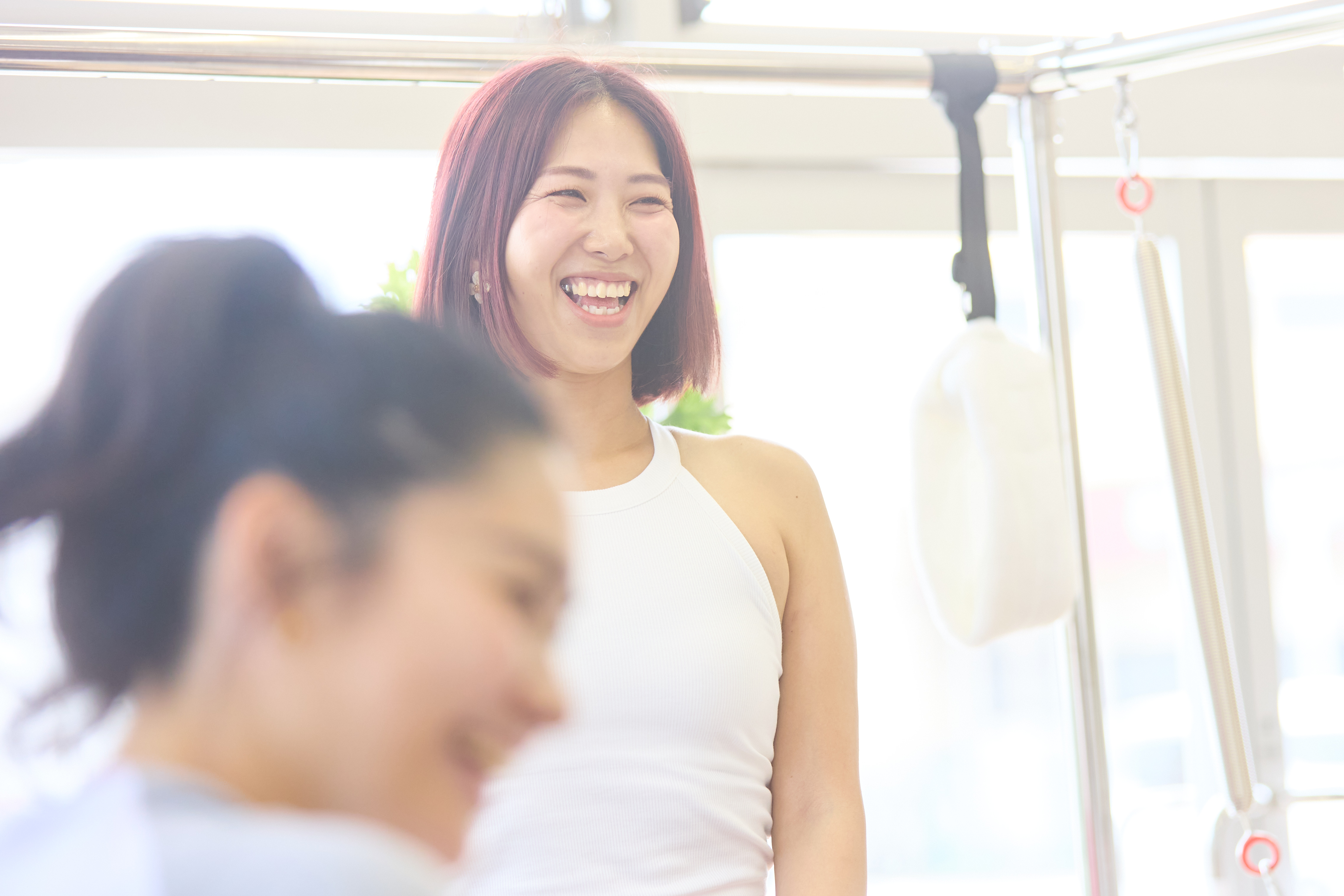 楽しくレッスンを受けているイメージ